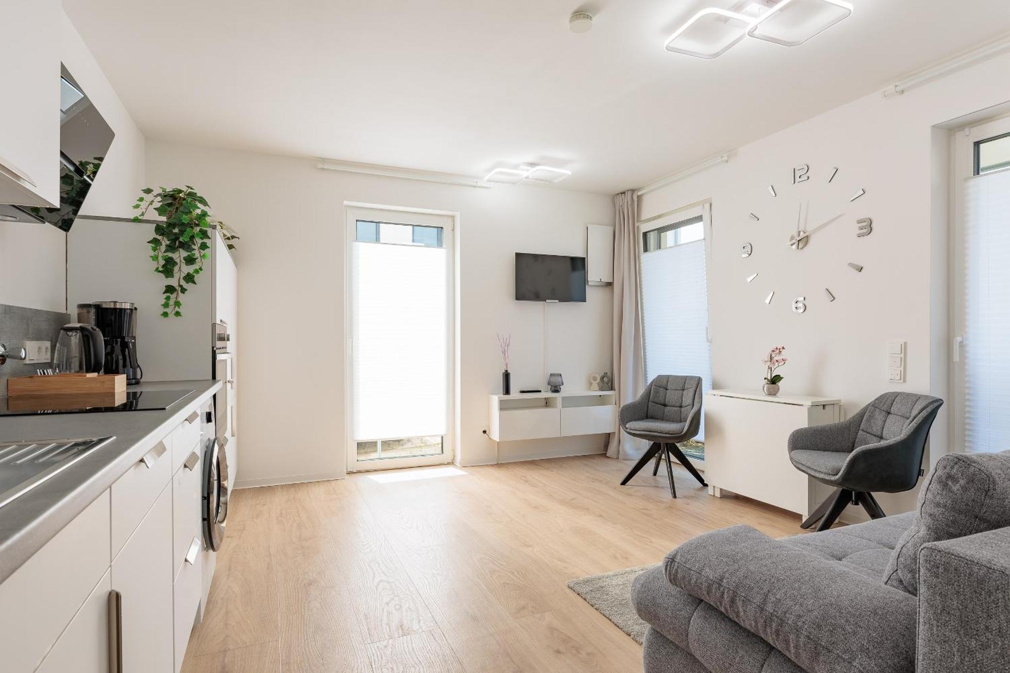 Apartment Zum Wohlfuehlen Mit 2 Zimmern I Garten I Terrasse I Kuechenzeile I Pkw-Parkplatz Ibbenbüren Extérieur photo